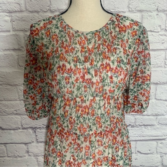 Zara Floral Cottagecore Maxi Dress - Picture 8 of 15